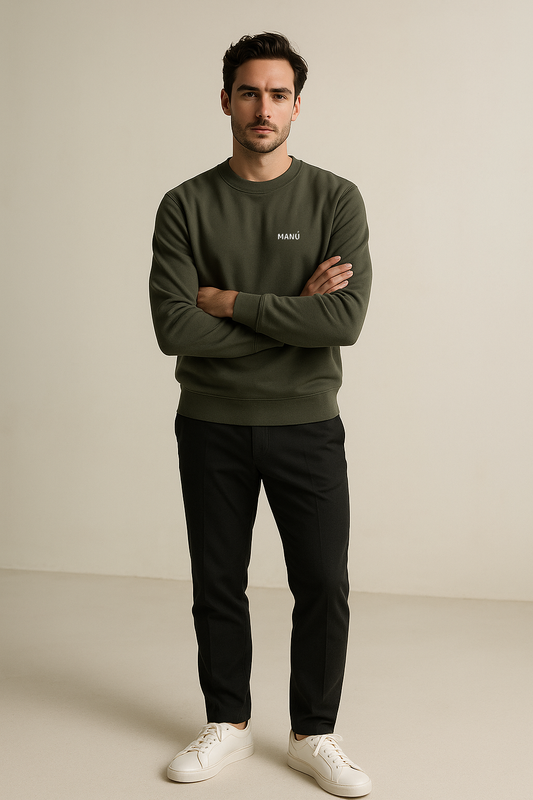 Manú Sweater "Khaki Green"